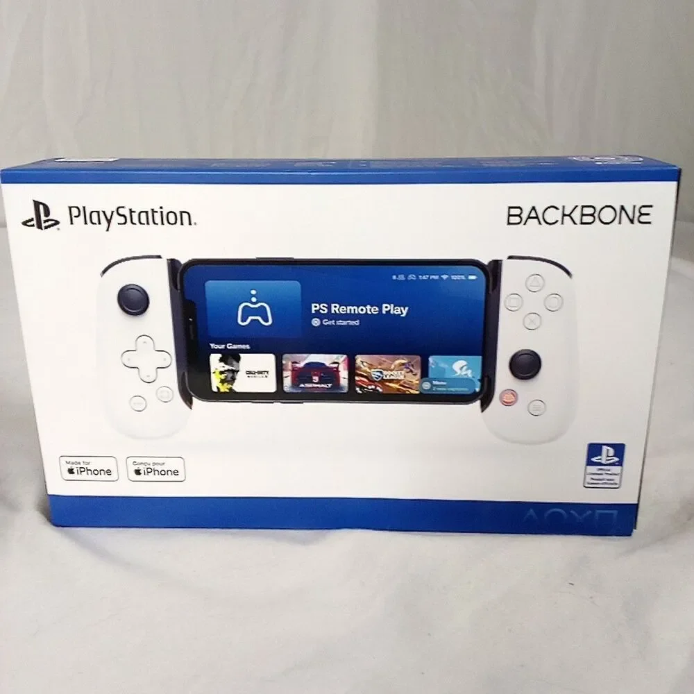 Playstation Backbone one iPhone lightning Edition Mobile Gaming Controller White